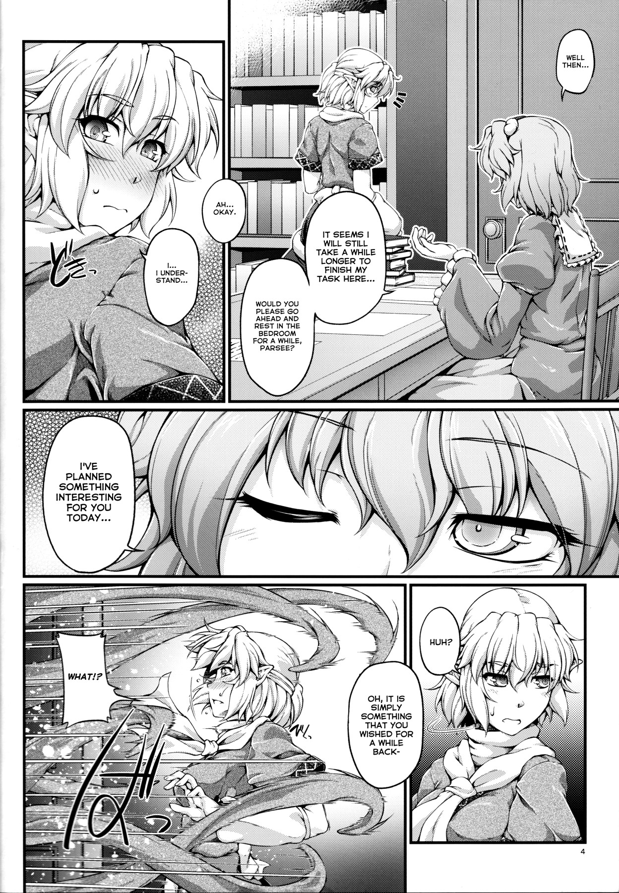 Hentai Manga Comic-Satori x Parsee And Tentacle-Read-3